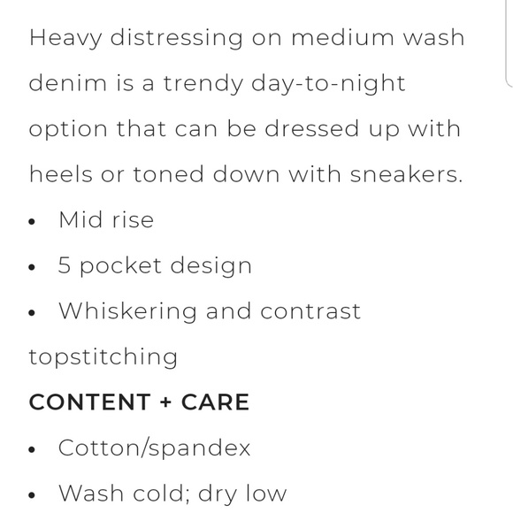 Torrid Destructed Jean Short 5 in. Inseam - Picture 3 of 8